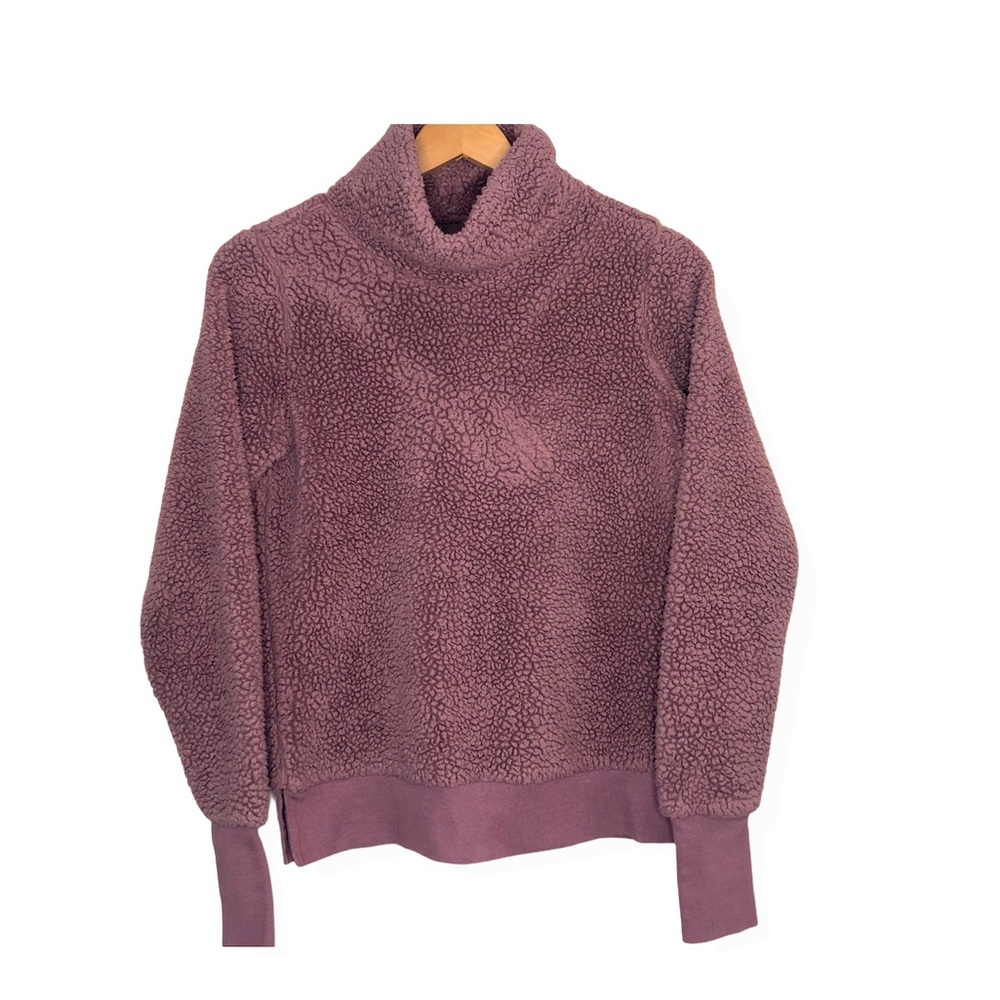 Women's Gaiam Sherpa Funnel Neck Sweatshirt XS
